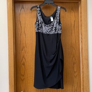 MSK Black Dress with Matching Top